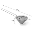 thumbnail image 2 of Stainless Steel Cocktail Strainer Conical Bar Tea Food Fine Mesh Strainer Tool, 2 of 7