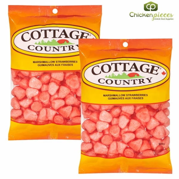 Cottage Country Marshmallow Strawberries 600g/1.32 Lbs