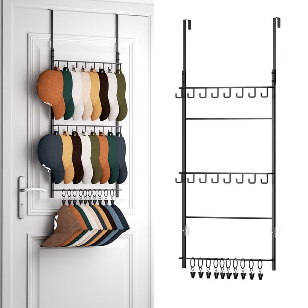 Sombrero HaPirm para colocar sobre la puerta, 3 niveles, montado en la pared, 26 tapas
