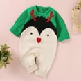 thumbnail image 2 of Generic Baby Kids Boys Girls Christmas Tree Knitted Sweater Baby Jumpsuit Romper Christmas Ugly Baby Jumpsuit Romper Cotton Boy Girl Christmas Cartoon Knitted Sweater, 2 of 4