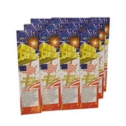 WHOLESALE SPARKLERS 72pc Gold Party Sparklers, 7.5in, 12 boxes of 6 Sparklers