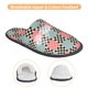 thumbnail image 3 of Balery Colorful Checkered Pantuflas de Casa de Felpa Silenciosas con Diseño Estampado, Zapatillas Cómodas Antideslizantes de Algodón para Interior-Large, 3 of 8