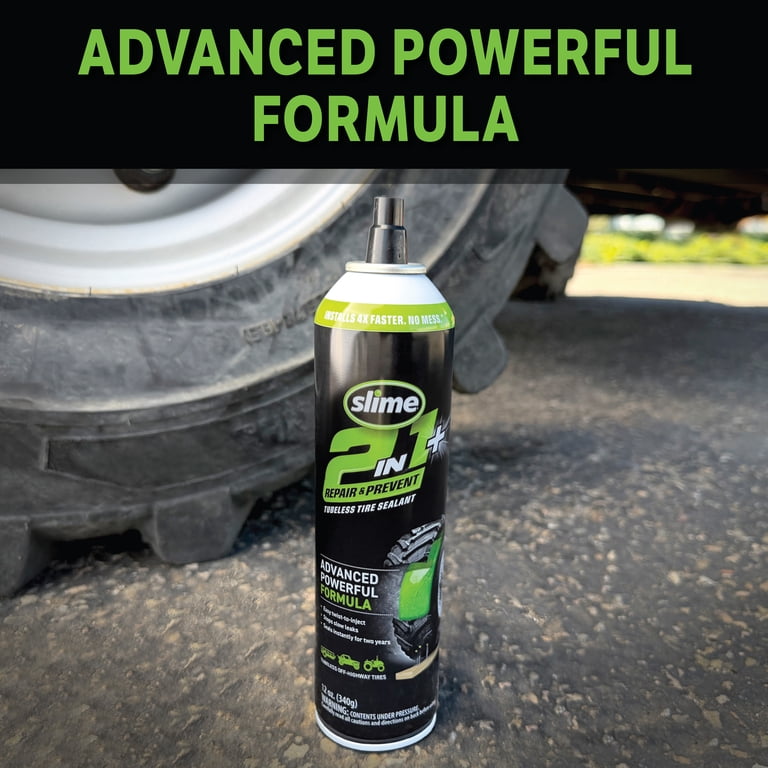 Slime 2-in-1 Plus Tubeless Tire Sealant, 12oz photo 4