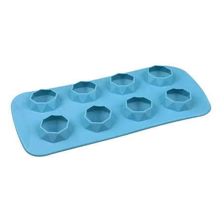 

MRULIC Kitchen supplies Silicone Ice Tray Summer Household Ice Box Ice Box Creative Ice Maker + Light blue