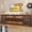 Rustic Brown, variant on Aphthongs 94" Farmhouse Fireplace TV Stand with 60" Electric Fireplace, Sliding Barn Door Media Console with LED Lights & Power Outlet, Rustic Long TV Cabinet for Living Room, Bed Room