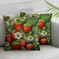 thumbnail image 2 of Nawypu Decor Pillow Covers Set of 2 Fruit with Watermelons Peachs Strawberrys Pattern Cushion Cover Retro Farmhouse Pillowcases for Sofa Couch (Fru), 2 of 6