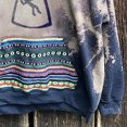 thumbnail image 5 of Tops estampados con capucha Retro para hombres y mujeres, suéter, letras estampadas con sol y luna, Tops desgastados estampados Pompotops gfhjh7273, 5 of 5