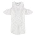 thumbnail image 1 of Blusa de punto quemado bar III transparente para mujer blanco mediano, 1 of 2