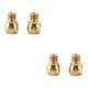 thumbnail image 4 of 1 par de adaptadores extensores de pedal Naiovety para bicicleta tornillos de extensión Oro 2piezas, 4 of 6
