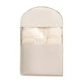 thumbnail image 1 of Peach Skin Velvet Storage Bag For Home Textile Organizing Space Saving Hanging Design, 1 of 3