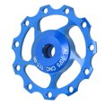thumbnail image 4 of Polea de cambio trasero de metal de 11T con rodamiento para MTB, actualización azul para un ciclismo suave, 4 of 8