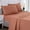 Coral, variant on Premium Hotel Style 4 Piece Sheet Set in Rich and Soft Hand (Coral, Full)