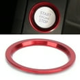 thumbnail image 3 of Ignition Button  Trim, Push Button  Trim Aluminum Alloy Wear-   for Car Interior Trim, 3 of 8
