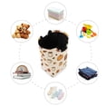thumbnail image 7 of Yayeee Freestanding Laundry Hamper with Handle Collapsible Large Storage Basket for Clothes, Fall Beige Pumpkin, 7 of 7