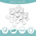 thumbnail image 3 of Uxcell 100 Pack Stainless Steel Disc, 19/32"(15mm) Dia 0.04"(1mm) Thick 304 Stainless Steel Flat Round Sheet Blank Round Circle Plate for Crafts Metal Stamping and Jewelry Making, 3 of 7