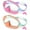 Pink & Orange, variant on 2 Pack Kids Swim Goggles with Nose Cover for 3-12 Anti-UV Anti-Fog Pool Water Swimming Goggles Boys Girls Youth Toddler