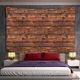thumbnail image 2 of Tapiz geométrico de grano de madera retro, gran tamaño, decoración para colgar en la pared, decoración del hogar, mesita de noche, fondo bohemio, 2 of 5
