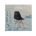 thumbnail image 3 of Silla Tipo Eames Para Comedor Negocio Modernas Minimalistas Xtellar negro, 3 of 4