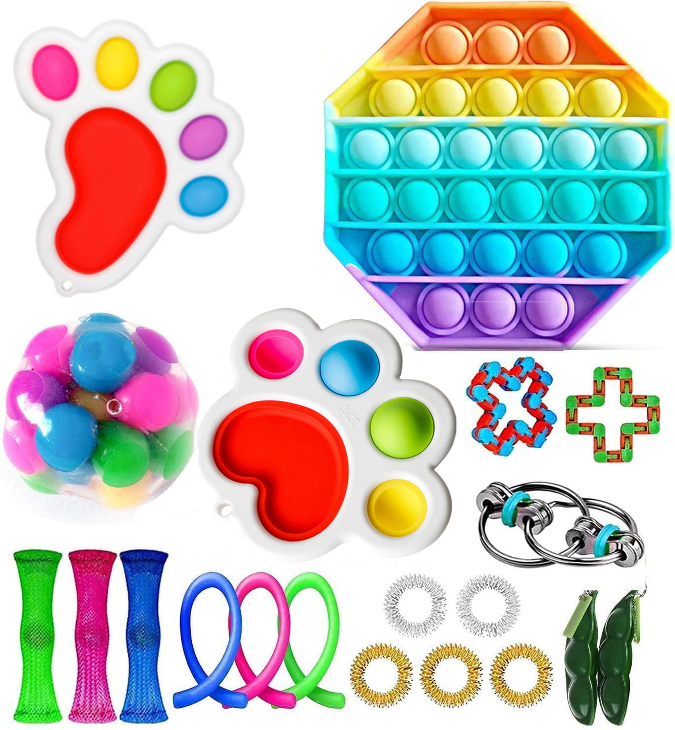 Details about   Mesh & Marble Fidget Toy Anxiety Stress Relief Adult Kids Autism Soothing Toys 