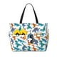 thumbnail image 1 of Fotbe Block Dinosaur Bolsa de Viaje para Playa - Resistente al Agua, Bolsa Tote de Gran Capacidad y Ligera con 7 Bolsillos para Mujeres y Hombres, 1 of 7