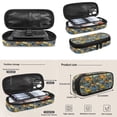 thumbnail image 5 of Uorisanigo Cartoon Dinosaur School Bag Backpack with Lunch Bag Water Bottle Sleeve and Pencil Case 4 Pcs Set Schoolbag with Padded Straps 17 inch Large Capacity, 5 of 7