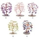 thumbnail image 2 of Billuyoard Árbol de piedras de cristales curativos y ambiente tranquilo en el hogar Cristales Árbol del dinero Árboles de la suerte curativos Decoración del hogar tricolor, 2 of 6