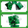thumbnail image 4 of LEGO Minecraft The Creeper Kids Toy - Minecraft Toy for Gaming Fans - Room Decor for Gamers 10 and Up - Poseable Action Figure with 1st Version Minifigure - Cool Gift for Boys and Girls - 21276, 4 of 7