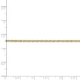 thumbnail image 5 of 14K Yellow Gold 1.5mm Diamond Cut Extra-Light Rope Chain 16 Inch, 5 of 5