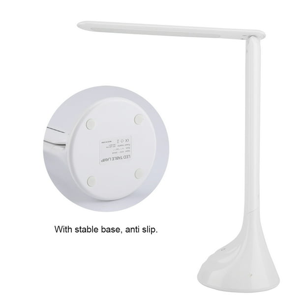 Lámpara de escritorio LED Mesa de escritorio con luz LED plegable recargable Lámpara de escritorio Cuidado de los ojos Carga USB regulable 3 modos de iluminación Luz de mesa Anggrek Otros