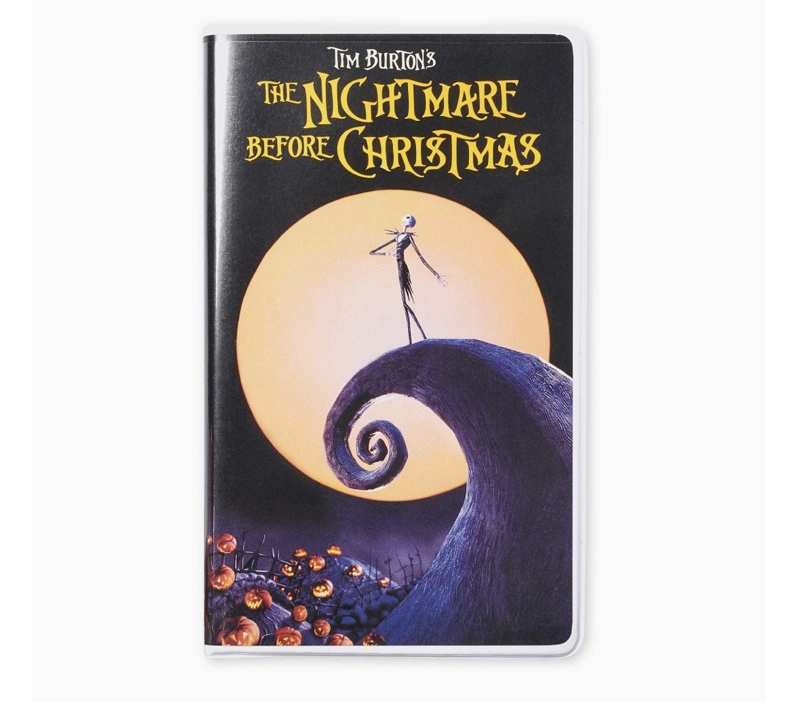 Disney Tim Burton's The Nightmare Before Christmas ''VHS Case'' Journal