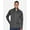 Carbon Heather, variant on North End 88174 Men's Gravity Performance Fleece Jacket-Black-2XL