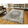 thumbnail image 2 of Traditional Distressed Area Rug 8x10 Large Rugs for Living Room 5x8 Gray Ivory, 2 of 6