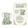 thumbnail image 2 of Linnome Adorable Pocket Hug 2D Acrylic Cute Animal Keepsake with Card - Sweet Mini Encouragement Thinking of You Gift - Tiny Pocket Charm Mental Health Support Gift for Friends Family, 2 of 7