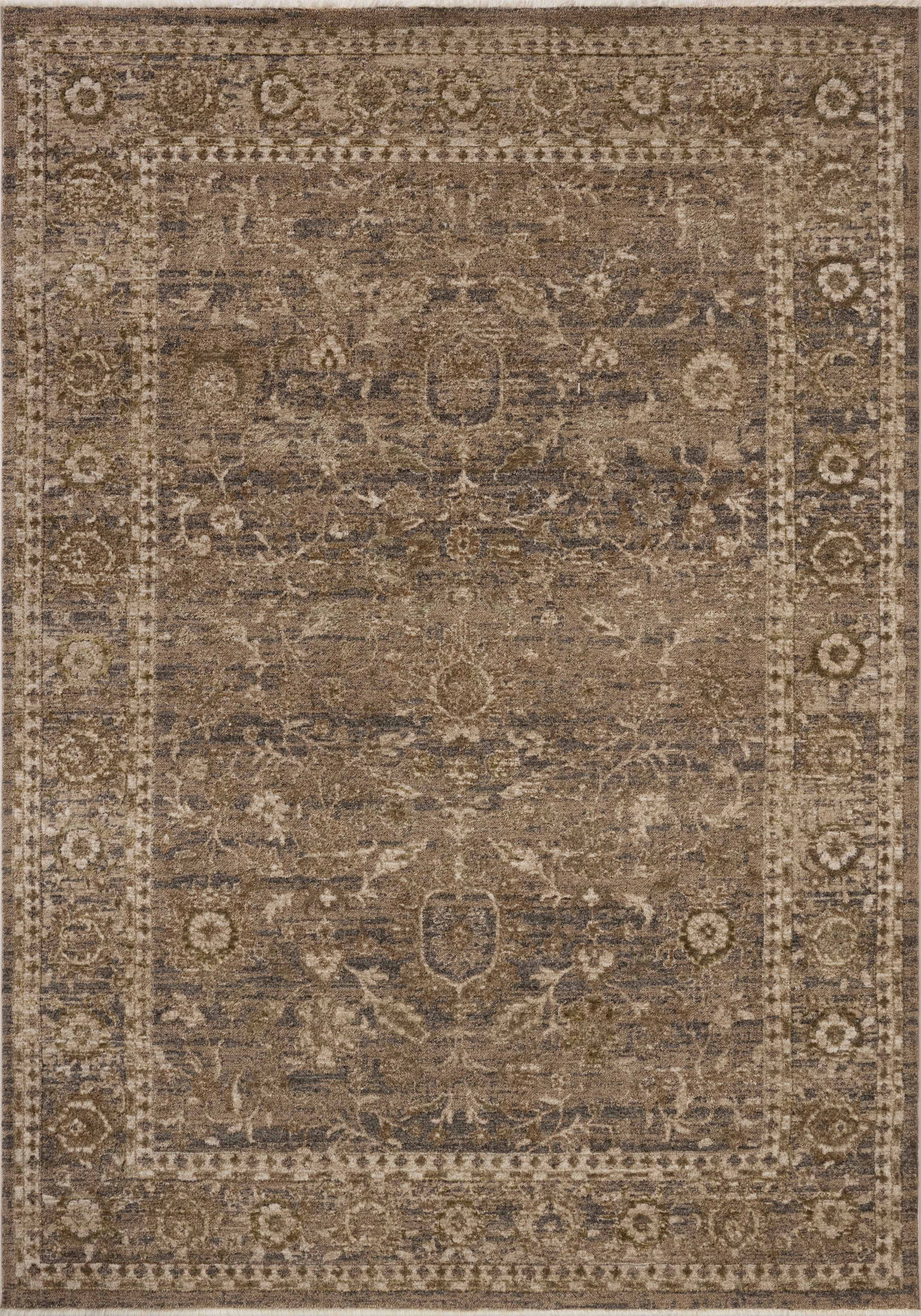 Loloi Haywood Pebble / Charcoal 2'-3" x 3'-11" Area Rug