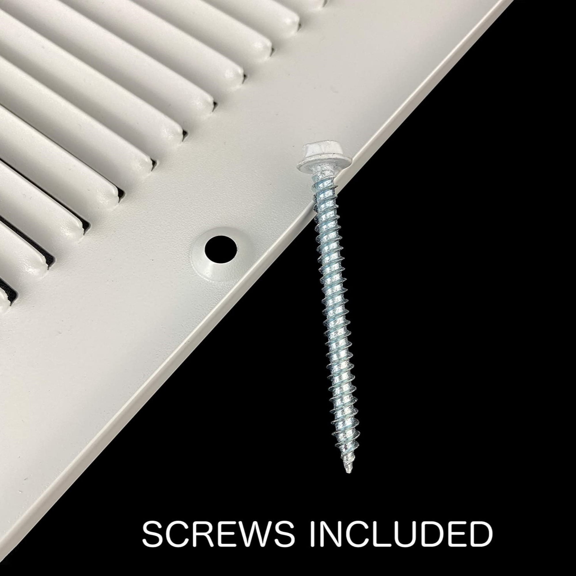 TruAire 170 16X16 16 in. x 16 in. White Stamped Return Air Grille