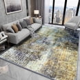 thumbnail image 2 of Living Room Rugs Area Rugs For Bedroom Light Luxury Minimalist Style, Abstract Multi-color Ink Painting Short Pile Rug, Chic Traditional Rug With Durable Anti-slip Backing For Easy Clean, 2 of 7