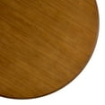 thumbnail image 4 of GDF Studio Mid-Century Modern Round Dining Table with Metal Hairpin Legs and Open Shelf, Light Ash, 4 of 8