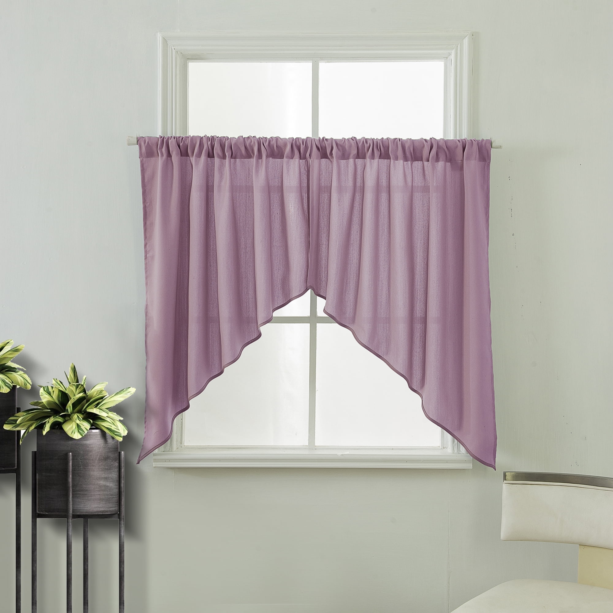 solid-triangle-kitchen-cafe-curtain-panel-short-curtains-swags-half