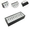 thumbnail image 6 of FVDPWYE 10 Grids Bangle Organizer Jewelry Organizer Tray Rectangle Bracelet Storage Tray White, 6 of 9