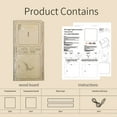 thumbnail image 5 of 3D Wooden Puzzles Elven deer Model Kit Night Lights Desk Decorations Christmas Birthday  Gifts For Women Age14+, 5 of 9