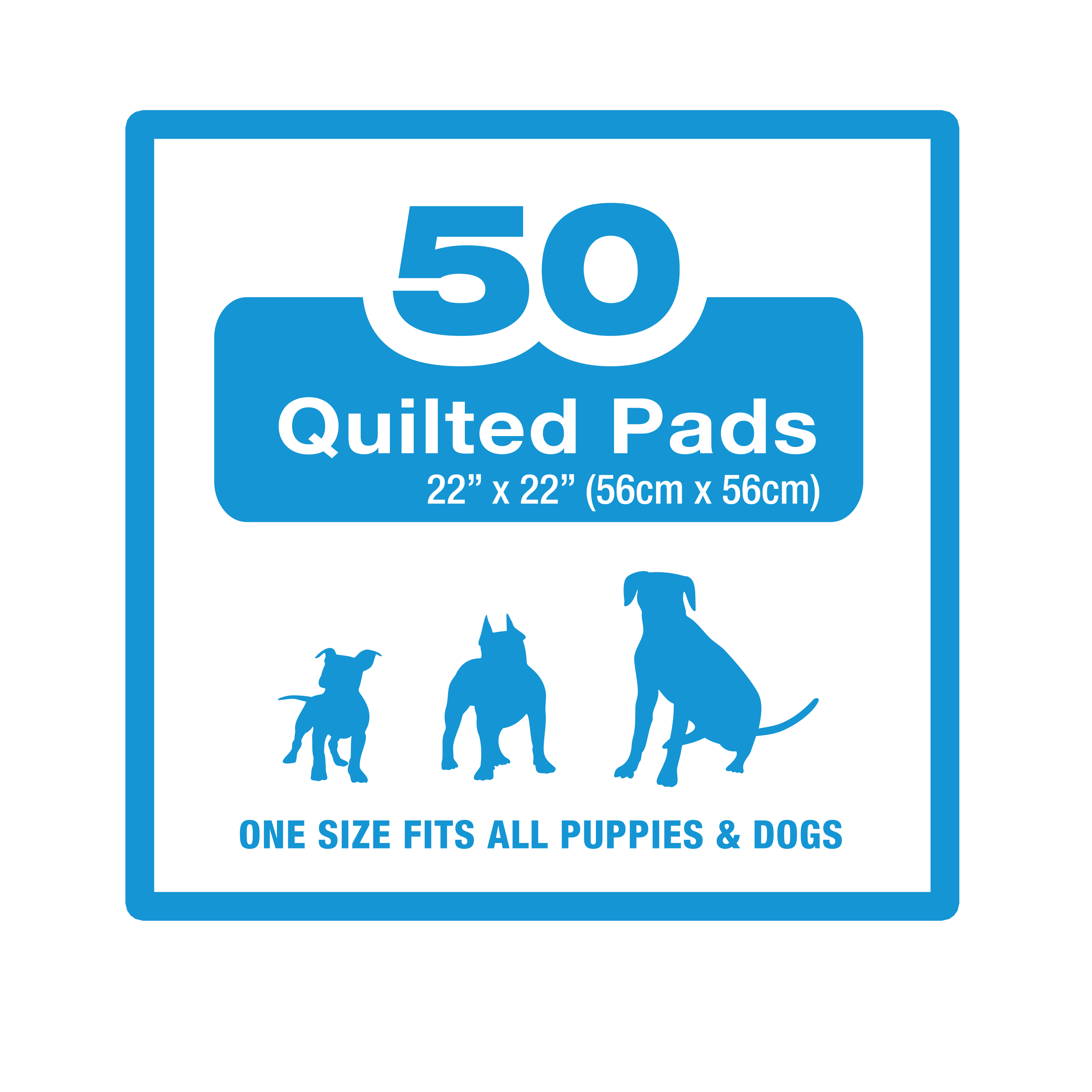 Four Paws Pet Select Pee Pee Pads for Dogs and Puppies 50 Count Standard 22" x 23" - image 3 of 8