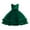 C#Dark Green3738, variant on CAIVO Girls Flower Dresses For Wedding O-Neck Party Pageant Princess Dress Birthday Toddler Child Daily Wear