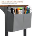 thumbnail image 4 of Escritorio Ciriaca 100 cm para Oficina con Bolsillo y Gancho Lateral Vintage, 4 of 7