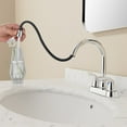 thumbnail image 2 of PARLOS Centerset 2-handle Pull Out Sprayer Bathroom Sink Faucet with 360 Swivel Spout,Polished Chrome, 2 of 7