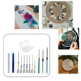 thumbnail image 4 of GUOOL 12 Pieces DIY Embroidery Pen Punch Kits Threaders Craft Tool for A, 4 of 9