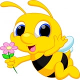 cute-bee-cartoon-flying-wall-mural-by-wallmonkeys-peel-and-stick