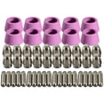 thumbnail image 2 of 100 Piezas Consumibles de la Antorcha del Cortador de Plasma Kit de Tazas de Boquillas de para Cortadora de Plasma -60 SG-55 WSD-60 Fit CUT-60 LGK-60, 2 of 7