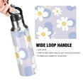 thumbnail image 2 of ALAZA Daisy Flowers Water Bottle Insulated Flask Stainless Steel Straw Lid 20 oz, 2 of 6