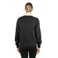 thumbnail image 5 of Women's New Era Black Baltimore Ravens Oversized Throwback Mineral Wash Crew Neck Sweatshirt, 5 of 5