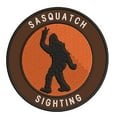 thumbnail image 1 of Sasquatch Sighting 3.5" Iron On Or Sew On Embroidered Fabric Badge Patch Unexplained Mysteries Iconic Series, 1 of 2